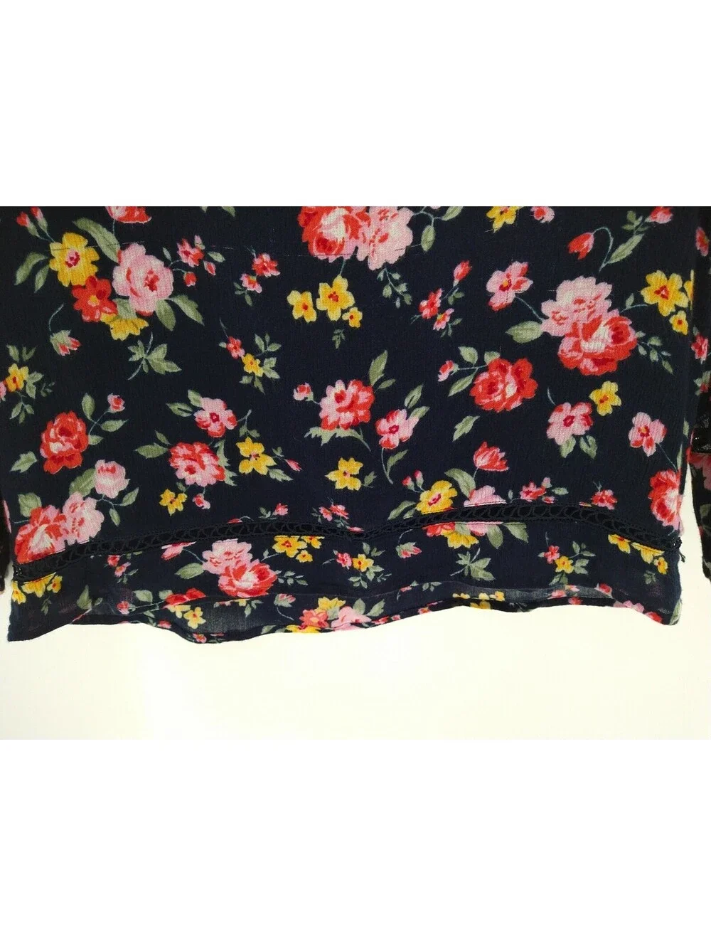 Abercrombie Kids Girls Blouse Size 15/16 Floral 067